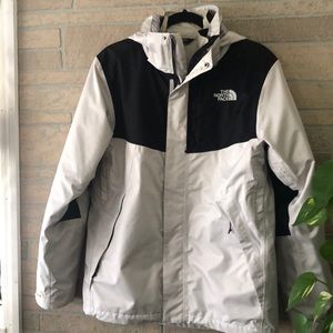 The North Face Men's Triclimate Winter Jacket cream/black size S